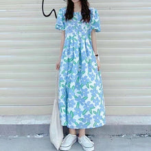 Carregar imagem no visualizador da galeria, Vestidos Maternidade Linha Solta, Manga Curta, Roupas para Mulheres Grávidas, Vestido Floral