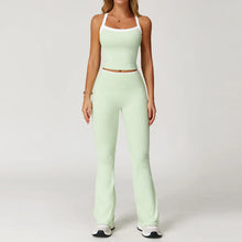 Carregar imagem no visualizador da galeria, Conjunto de Yoga Nu Sentimento, Roupas de Ginásio Push Up Fitness, Conjuntos Sportwear Leggings
