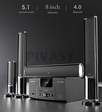 Carregar imagem no visualizador da galeria, Alta Potência na Sala de Estar, Sistema de Home theater 5.1, Bluetooth 4.0