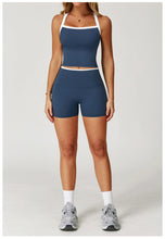 Carregar imagem no visualizador da galeria, Conjunto de Yoga Nu Sentimento, Roupas de Ginásio Push Up Fitness, Conjuntos Sportwear Leggings