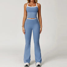 Carregar imagem no visualizador da galeria, Conjunto de Yoga Nu Sentimento, Roupas de Ginásio Push Up Fitness, Conjuntos Sportwear Leggings