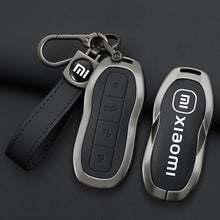 Carregar imagem no visualizador da galeria, Capa de Proteção para Chave de Carro em Liga de Zinco e Couro, para Xiaomi SU7m