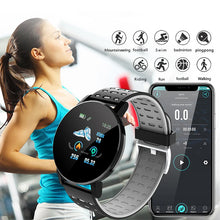 Carregar imagem no visualizador da galeria, Relógio Inteligente com Bluetooth, Fitness Esportivo com Rastreador, Pressão Arterial