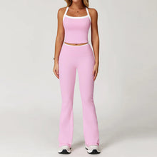 Carregar imagem no visualizador da galeria, Conjunto de Yoga Nu Sentimento, Roupas de Ginásio Push Up Fitness, Conjuntos Sportwear Leggings