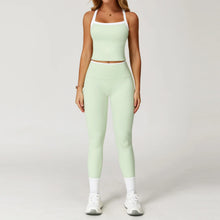 Carregar imagem no visualizador da galeria, Conjunto de Yoga Nu Sentimento, Roupas de Ginásio Push Up Fitness, Conjuntos Sportwear Leggings