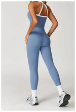 Carregar imagem no visualizador da galeria, Conjunto de Yoga Nu Sentimento, Roupas de Ginásio Push Up Fitness, Conjuntos Sportwear Leggings
