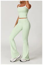 Carregar imagem no visualizador da galeria, Conjunto de Yoga Nu Sentimento, Roupas de Ginásio Push Up Fitness, Conjuntos Sportwear Leggings