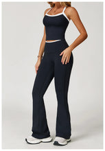 Carregar imagem no visualizador da galeria, Conjunto de Yoga Nu Sentimento, Roupas de Ginásio Push Up Fitness, Conjuntos Sportwear Leggings