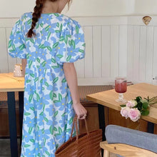Carregar imagem no visualizador da galeria, Vestidos Maternidade Linha Solta, Manga Curta, Roupas para Mulheres Grávidas, Vestido Floral