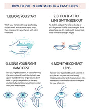 Carregar imagem no visualizador da galeria, Lentes de Contato Coloridas Bio-essence, Olhos Castanhos, Outros