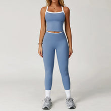 Carregar imagem no visualizador da galeria, Conjunto de Yoga Nu Sentimento, Roupas de Ginásio Push Up Fitness, Conjuntos Sportwear Leggings