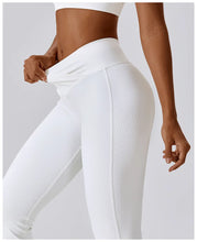 Carregar imagem no visualizador da galeria, Calças de Yoga Cintura Alta, Leggings Flare, Pernas Largas, Treino Fitness, Esportes, Dança Latina