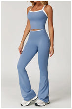 Carregar imagem no visualizador da galeria, Conjunto de Yoga Nu Sentimento, Roupas de Ginásio Push Up Fitness, Conjuntos Sportwear Leggings