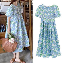 Carregar imagem no visualizador da galeria, Vestidos Maternidade Linha Solta, Manga Curta, Roupas para Mulheres Grávidas, Vestido Floral