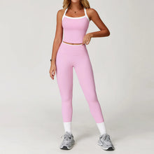 Carregar imagem no visualizador da galeria, Conjunto de Yoga Nu Sentimento, Roupas de Ginásio Push Up Fitness, Conjuntos Sportwear Leggings