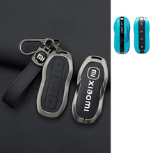 Carregar imagem no visualizador da galeria, Capa de Proteção para Chave de Carro em Liga de Zinco e Couro, para Xiaomi SU7m