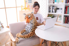 Carregar imagem no visualizador da galeria, Animal Selvagem de Pelúcia, Pantera Negra e Leopardo, Brinquedo Macio Decorativo
