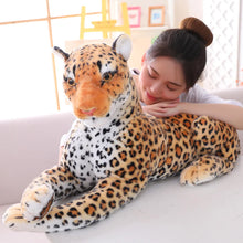 Carregar imagem no visualizador da galeria, Animal Selvagem de Pelúcia, Pantera Negra e Leopardo, Brinquedo Macio Decorativo

