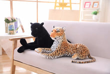 Carregar imagem no visualizador da galeria, Animal Selvagem de Pelúcia, Pantera Negra e Leopardo, Brinquedo Macio Decorativo
