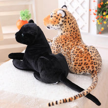 Carregar imagem no visualizador da galeria, Animal Selvagem de Pelúcia, Pantera Negra e Leopardo, Brinquedo Macio Decorativo
