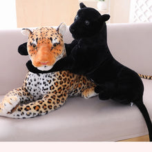 Carregar imagem no visualizador da galeria, Animal Selvagem de Pelúcia, Pantera Negra e Leopardo, Brinquedo Macio Decorativo
