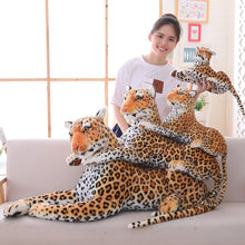 Carregar imagem no visualizador da galeria, Animal Selvagem de Pelúcia, Pantera Negra e Leopardo, Brinquedo Macio Decorativo
