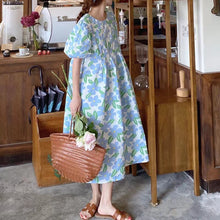 Carregar imagem no visualizador da galeria, Vestidos Maternidade  Linha Solta, Manga Curta, Roupas para Mulheres Grávidas, Vestido Floral
