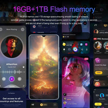 Carregar imagem no visualizador da galeria, Smartphone 5G, Tela 7,3&quot; HD 22G+2TB, Dual SIM 50+108MP, Bateria 7000mAh
