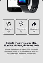 Carregar imagem no visualizador da galeria, Relógio Inteligente Multifuncional Bluetooth, Fitness Esportivo, Monitor de Sono
