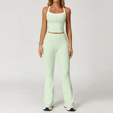 Carregar imagem no visualizador da galeria, Conjunto de Yoga Nu Sentimento, Roupas de Ginásio Push Up Fitness, Conjuntos Sportwear Leggings
