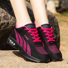 Carregar imagem no visualizador da galeria, Tênis Femininos Moda Casual, Malha Confortável, Respirável, Sapatos para Mulher
