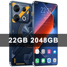 Carregar imagem no visualizador da galeria, Smartphone 5G, Tela 7,3&quot; HD 22G+2TB, Dual SIM 50+108MP, Bateria 7000mAh
