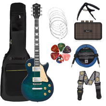 Carregar imagem no visualizador da galeria, Guitarra Elétrica Clássica Estilosa, 39 Pol. 6 Cordas 22 Trastes, Mais Kit com Amplificador
