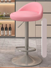 Carregar imagem no visualizador da galeria, Banqueta de Cozinha Minimalista Moderno, Banco de Pés Elevado, Encosto Ajustável
