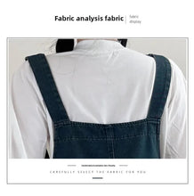 Carregar imagem no visualizador da galeria, Vestido Maternidade, Design Fino, Cauda de Peixe, Macacão Jeans com Camiseta Interna
