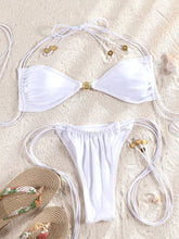 Carregar imagem no visualizador da galeria, Biquinis duas Peças Impressão beachwear, Feminino Push Up Maiô, Conjunto de Banho

