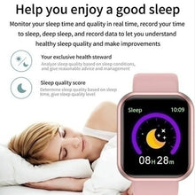Carregar imagem no visualizador da galeria, Relógio Inteligente Multifuncional Bluetooth, Fitness Esportivo, Monitor de Sono

