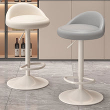 Carregar imagem no visualizador da galeria, Banqueta de Cozinha Minimalista Moderno, Banco de Pés Elevado, Encosto Ajustável

