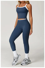 Carregar imagem no visualizador da galeria, Conjunto de Yoga Nu Sentimento, Roupas de Ginásio Push Up Fitness, Conjuntos Sportwear Leggings

