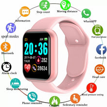 Carregar imagem no visualizador da galeria, Relógio Inteligente Multifuncional Bluetooth, Fitness Esportivo, Monitor de Sono
