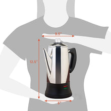 Carregar imagem no visualizador da galeria, Cafeteira Elétrica de Aço Inoxidável, Chaleira por Gotejamento, Máquina de Café Expresso
