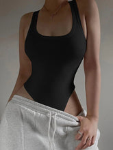 Carregar imagem no visualizador da galeria, Bodysuit de Malha sem Mangas, Verão Quente, Bodycon Fora do Ombro
