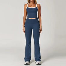 Carregar imagem no visualizador da galeria, Conjunto de Yoga Nu Sentimento, Roupas de Ginásio Push Up Fitness, Conjuntos Sportwear Leggings
