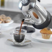 Carregar imagem no visualizador da galeria, Cafeteira Elétrica de Aço Inoxidável, Chaleira por Gotejamento, Máquina de Café Expresso

