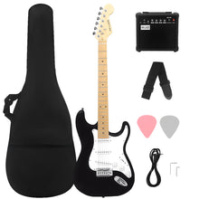 Carregar imagem no visualizador da galeria, Guitarra Elétrica com Amplificador e Acessórios: 6 cordas, bolsa e alça
