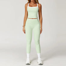 Carregar imagem no visualizador da galeria, Conjunto de Yoga Nu Sentimento, Roupas de Ginásio Push Up Fitness, Conjuntos Sportwear Leggings
