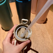 Carregar imagem no visualizador da galeria, Garrafa Térmica com Canudo, Copo Térmico de Aço Inoxidável

