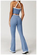 Carregar imagem no visualizador da galeria, Conjunto de Yoga Nu Sentimento, Roupas de Ginásio Push Up Fitness, Conjuntos Sportwear Leggings
