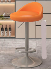 Carregar imagem no visualizador da galeria, Banqueta de Cozinha Minimalista Moderno, Banco de Pés Elevado, Encosto Ajustável
