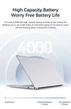 Carregar imagem no visualizador da galeria, Notebook Windows 11 -Laptop Intel N4000, 14.1 Polegada, 8GB de RAM
